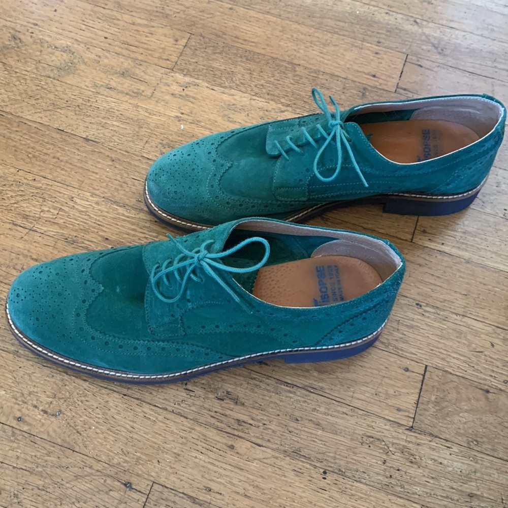 Italian Suede Oxfords - Picture 8 of 11